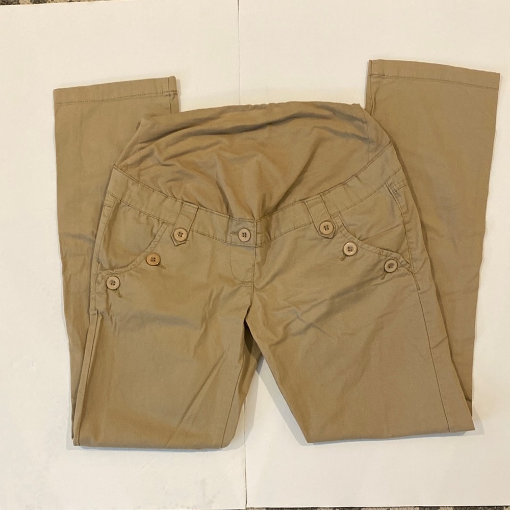 Maternity khaki pants jeans size small